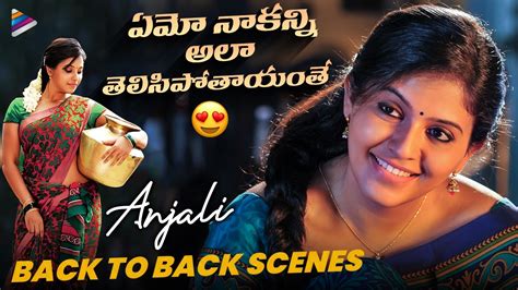 anjali sexy|Anjali Back To Back Movie Scenes 